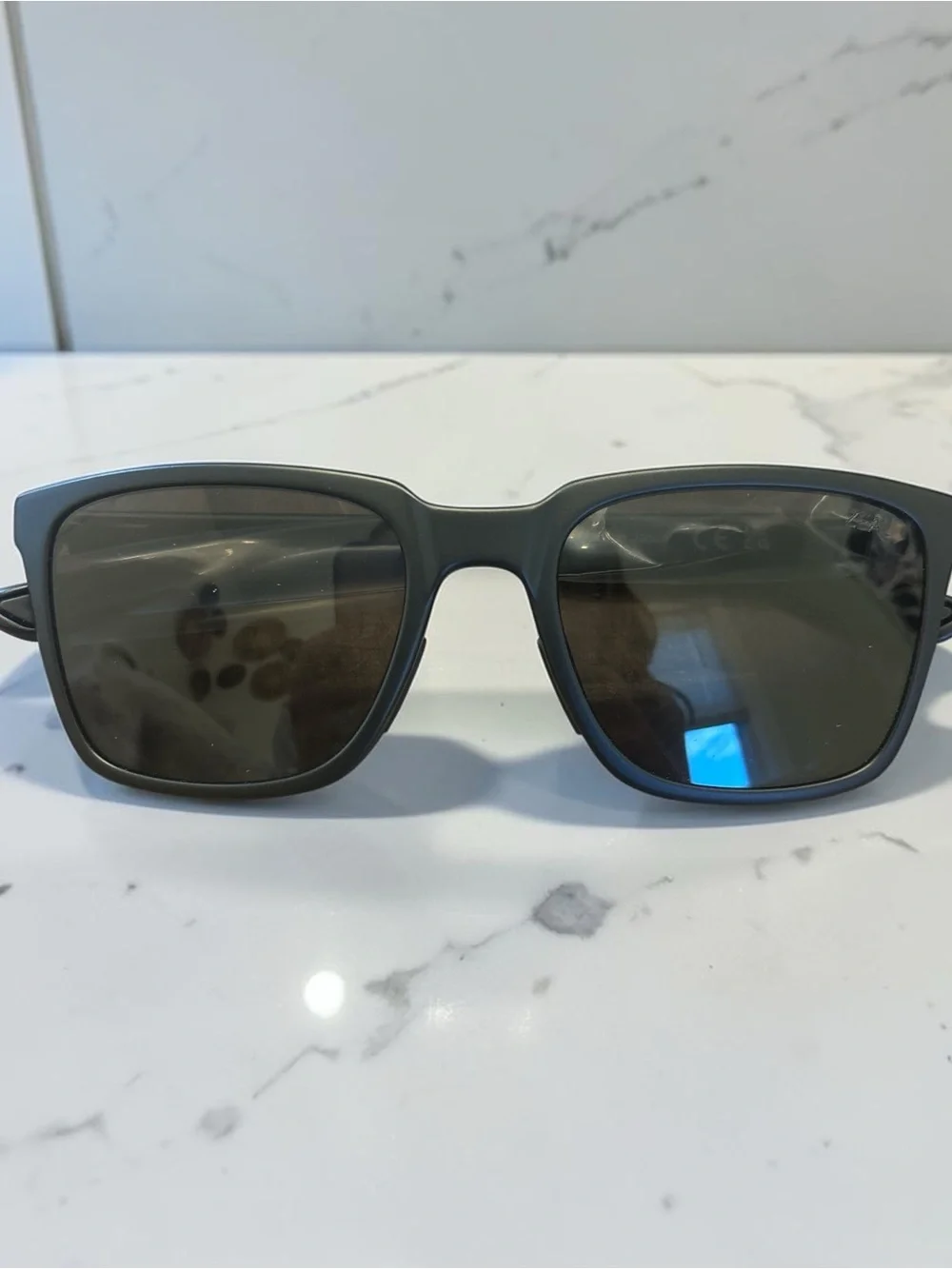 NWT Zeal Black Rectangular Polarized Sunglasses - Picture 2 of 3